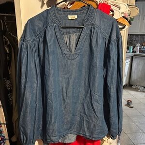 Denim Blue Women's Top
